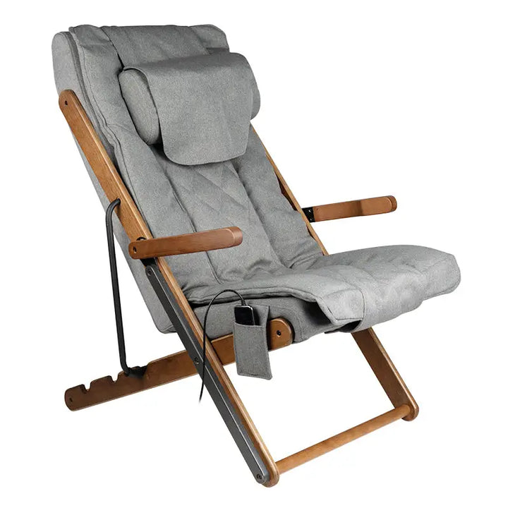 Sakura Klapp-Massagesessel mit Massagefunktion Grau - Massagesessel