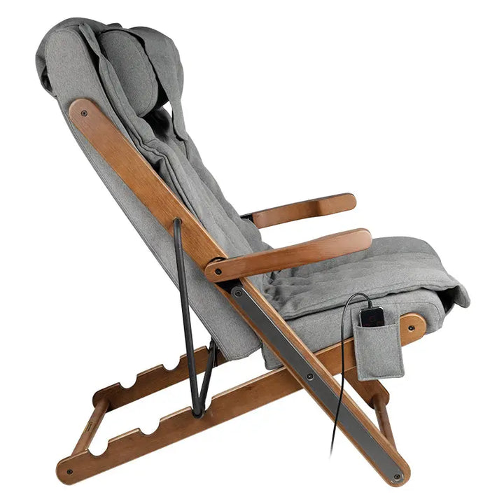 Sakura Klapp-Massagesessel mit Massagefunktion Grau - Massagesessel