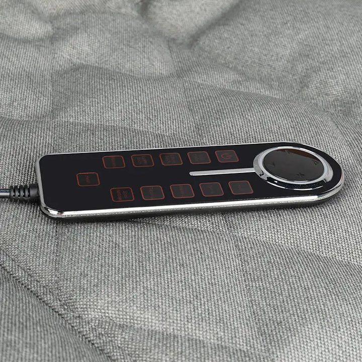 Sakura Klapp-Massagesessel mit Massagefunktion Grau - Massagesessel