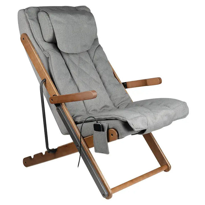 Sakura Klapp-Massagesessel mit Massagefunktion Grau - Massagesessel