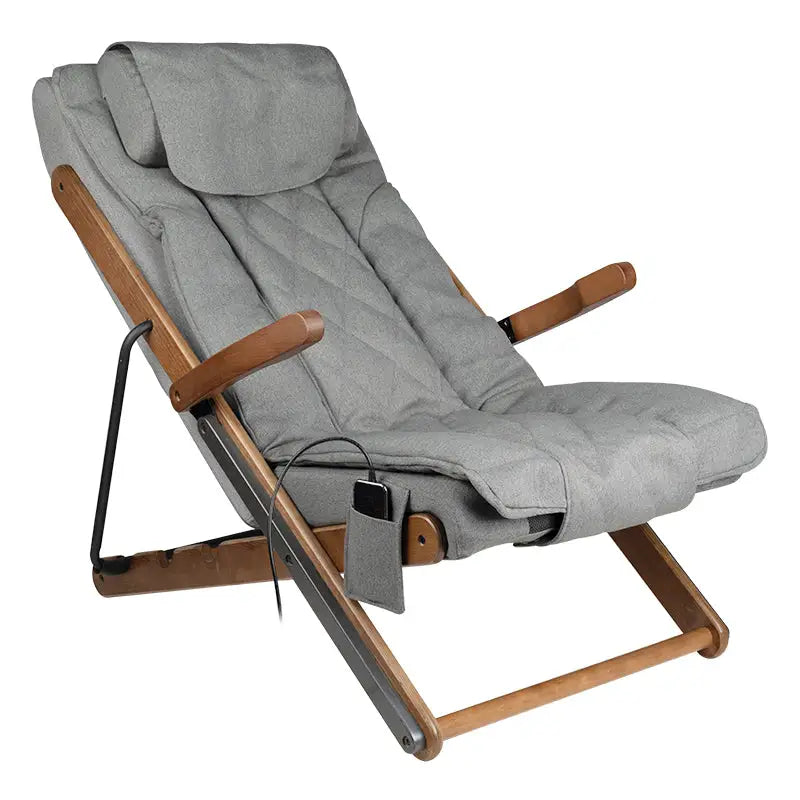 Sakura Klapp-Massagesessel mit Massagefunktion Grau - Massagesessel