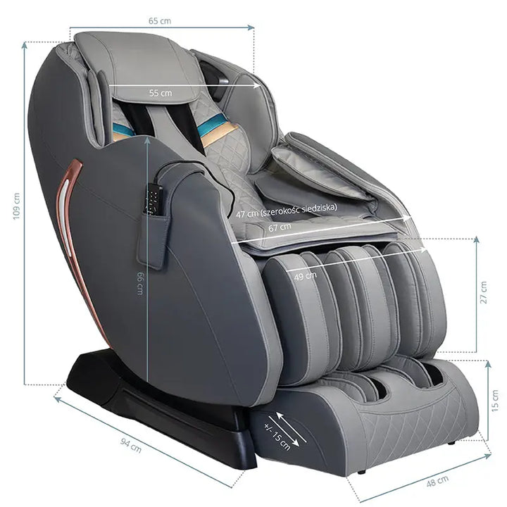 Sakura Massagesessel Premium 807 Grau - Massagesessel
