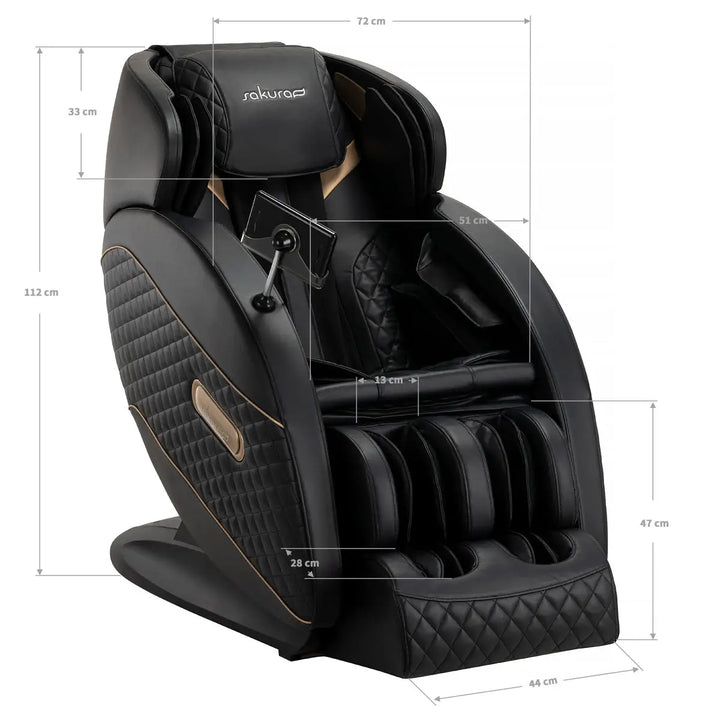 Sakura Massagesessel Standard 801 Schwarz - Massagesessel