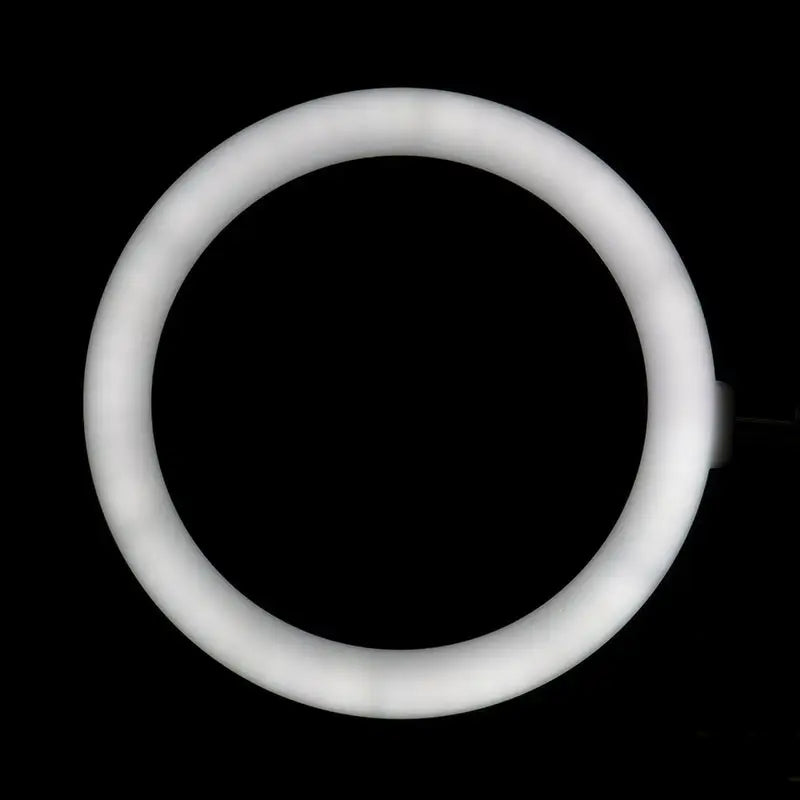 Schreibtischlampe ring light 10’’ 8W LED Schwarz - Schreibtischlampe