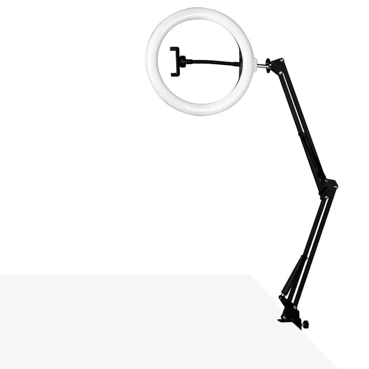 Schreibtischlampe ring light 10’’ 8W LED Schwarz - Schreibtischlampe