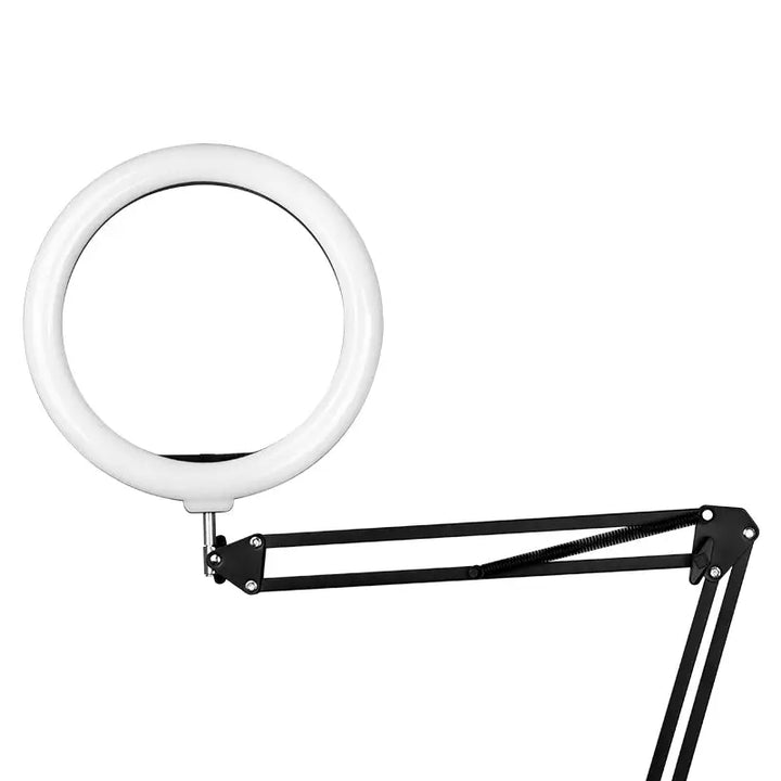 Schreibtischlampe ring light 10’’ 8W LED Schwarz - Schreibtischlampe