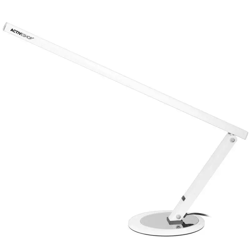 Weiße verstellbare Schreibtischlampe Slim LED Weiss für modernes Arbeitsplatzdesign