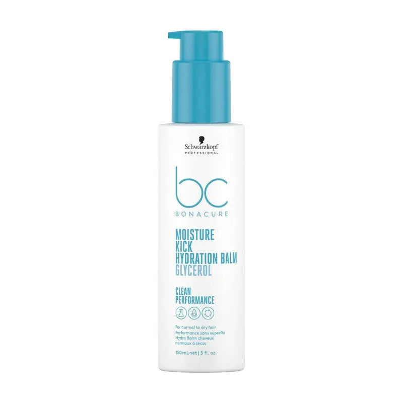 Hair Hydration Balm in Pump Bottle Schwarzkopf BC Bonacure Moisture Kick