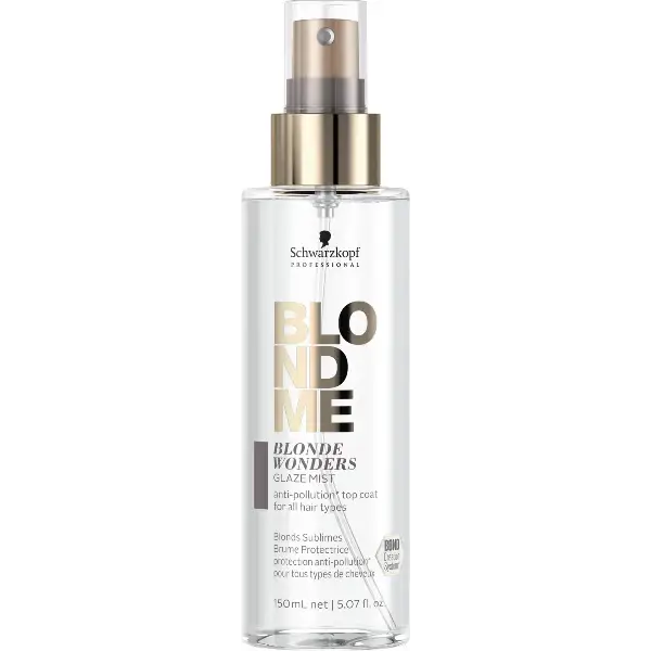 Blonde Me Haar-Glanzspray für glänzendes blondes Haar im Schwarzkopf BlondMe Sortiment