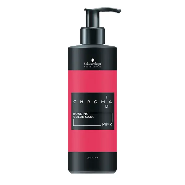 Pink Schwarzkopf Chroma ID Bonding Color Haarmaske für intensive Farbpflege