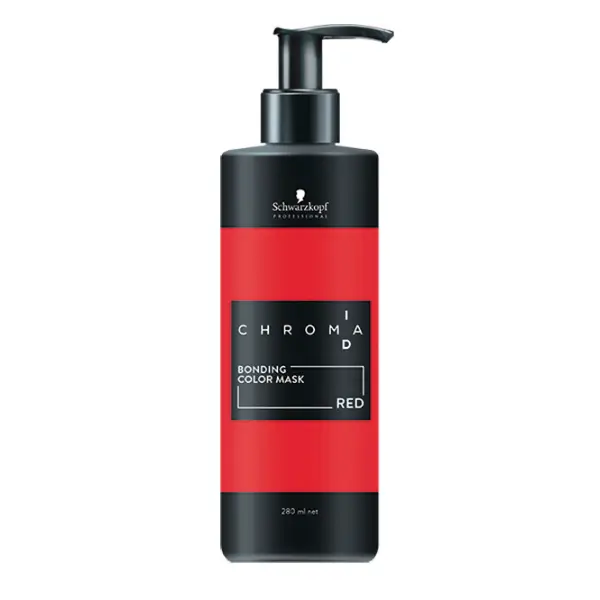 Rote Schwarzkopf Chroma ID Bonding Farbmaske für coloriertes Haar
