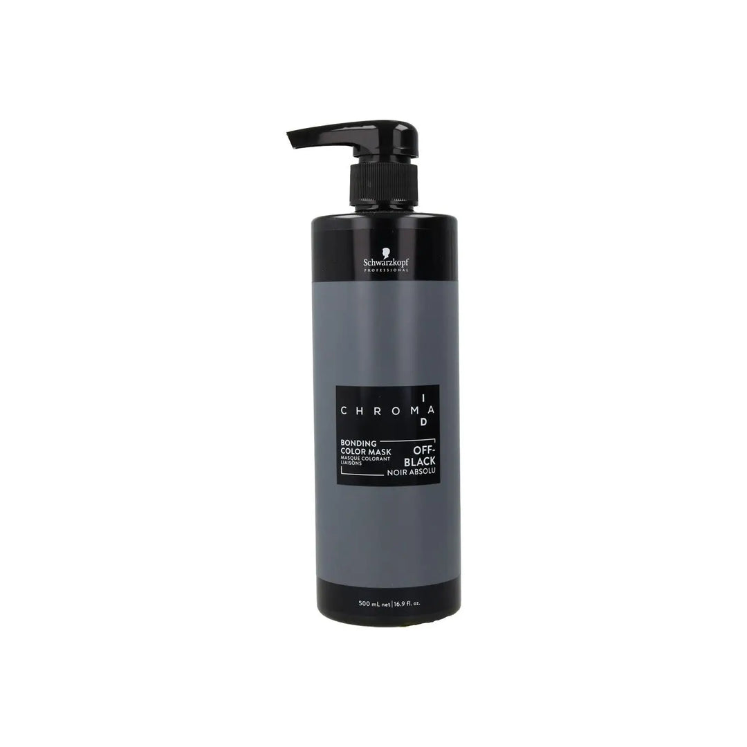 Grau Flasche mit Pumpspender für Schwarzkopf Chroma ID Bonding Color Mask