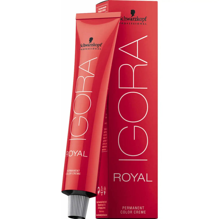 Red Igora Royal dauerhafte Haarfarbe von Schwarzkopf in der Verpackung