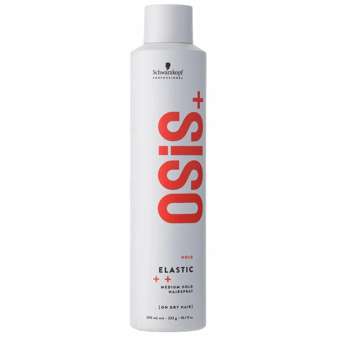 Weiße Haarspraydose für den Schwarzkopf OSiS Elastic Flexible Haarspray