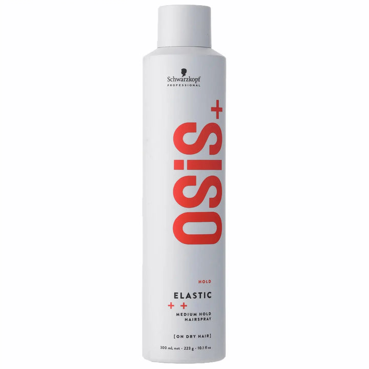 Weiße Haarspraydose für den Schwarzkopf OSiS Elastic Flexible Haarspray