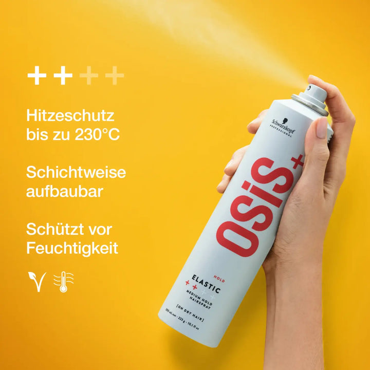 Hairspray Dose für flexiblen Halt Schwarzkopf OSiS Elastic Flexible Haarspray