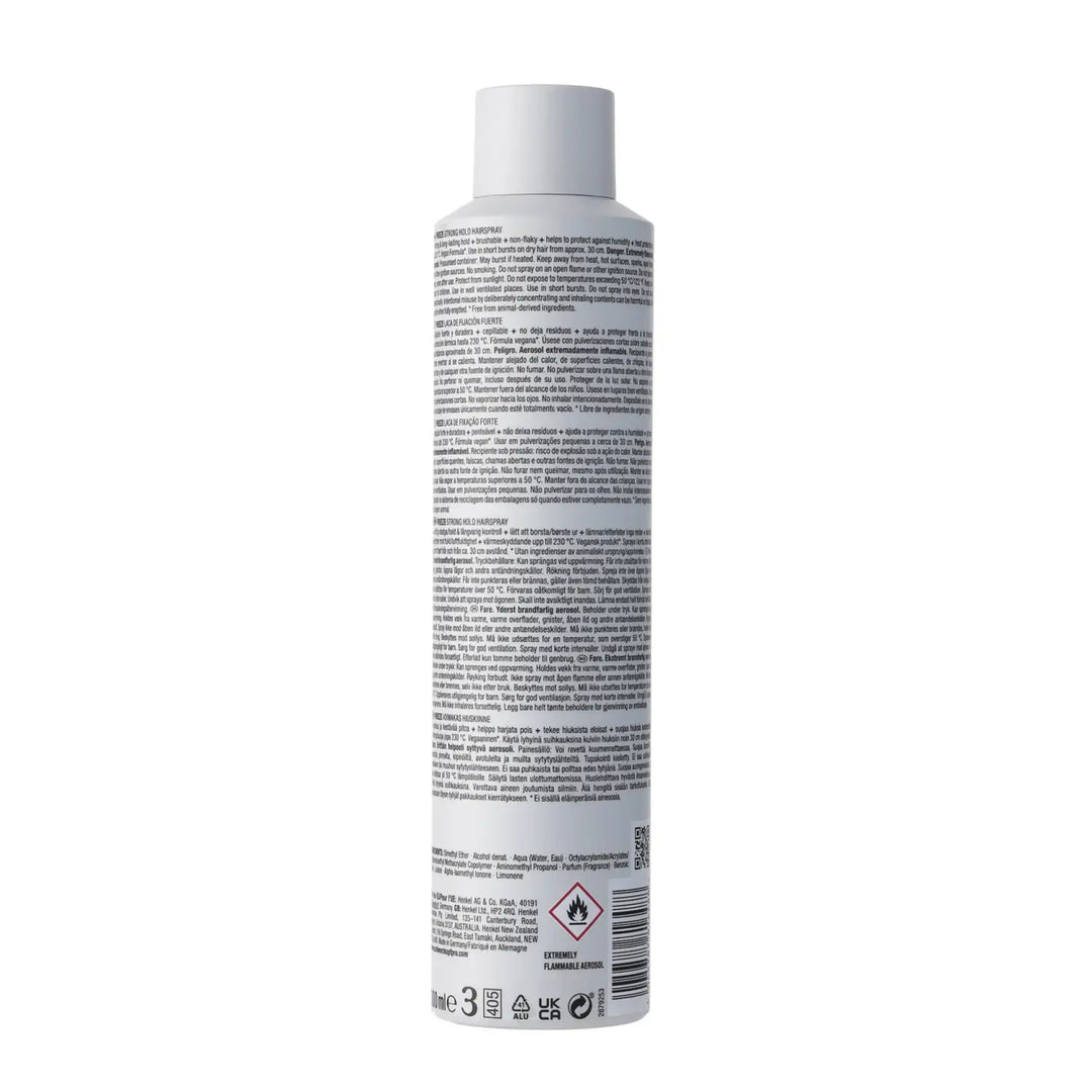 Weiße Aerosoldose Schwarzkopf OSiS Freeze Haarspray für starken Halt