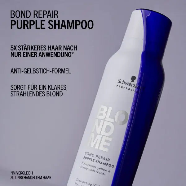 Schwarzkopf Professional BLONDME Bond Repair Purple Conditioner - 250 ml - Anti-Yellow Conditioner
