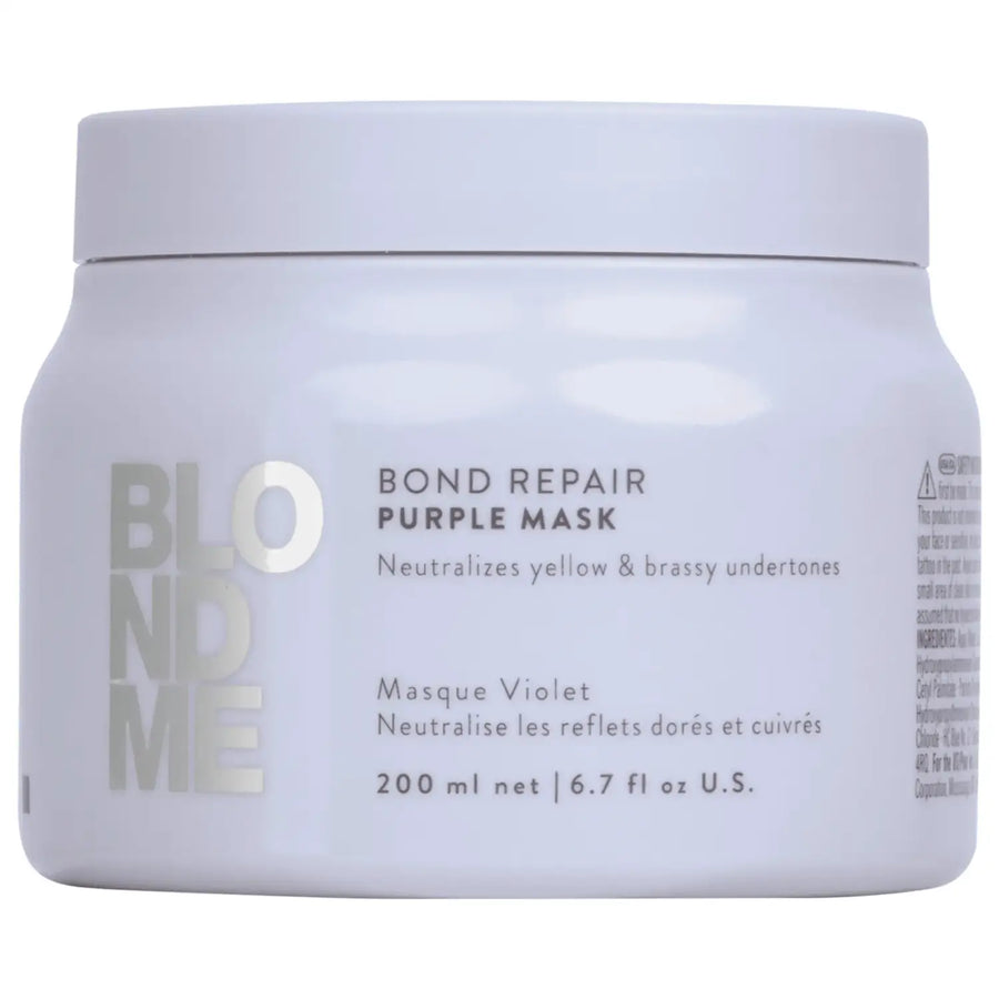 Schwarzkopf Professional BLONDME Bond Repair Purple Mask - 200 ml - Anti-Yellow Maske