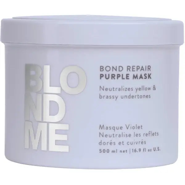 Schwarzkopf Professional BLONDME Bond Repair Purple Mask - 500 ml - Anti-Yellow Maske