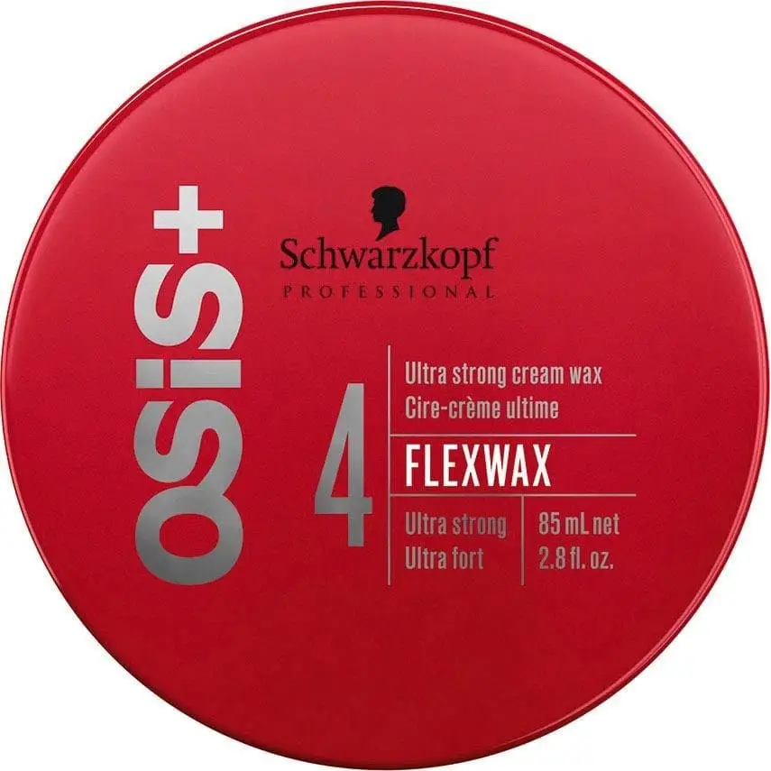 Roter Container mit Haarwachs Schwarzkopf Professional Osis+ FlexWax