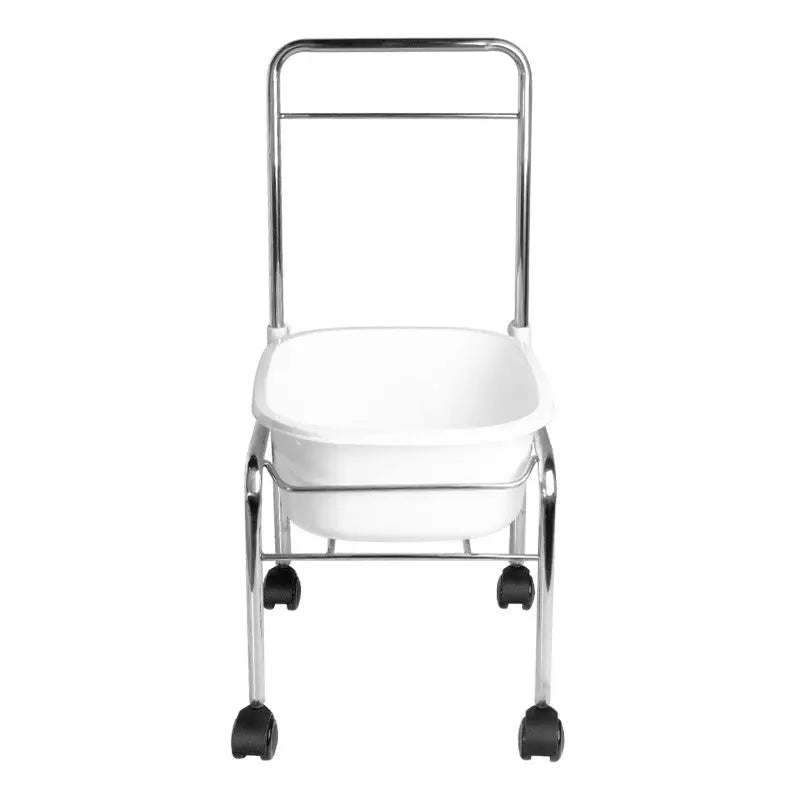 Rolling salon Shampoo Bowl aus Chrom mit Fußmassagegerät und Temperaturerhaltung am-506a