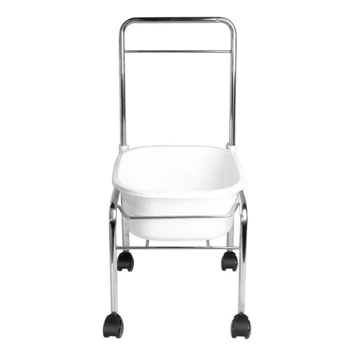 Rolling salon Shampoo Bowl aus Chrom mit Fußmassagegerät und Temperaturerhaltung am-506a