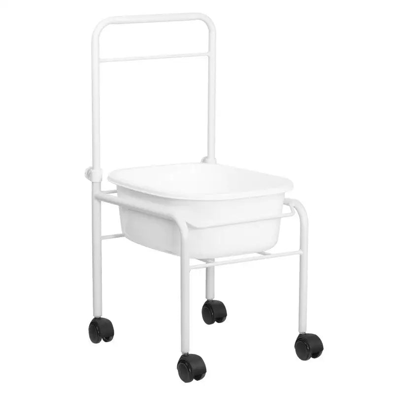 Weiße rollende Kommode für Pflegebadewanne und Massagegerät mit Temperaturerhaltung