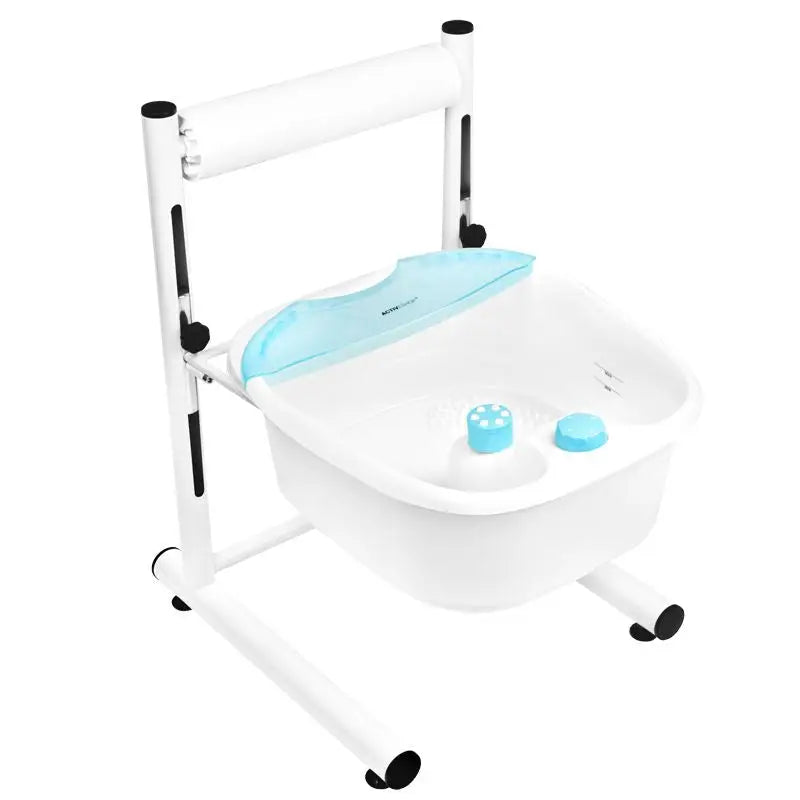 Weiße und blaue verstellbare Babytubwanne mit Temperaturerhaltung für Komfort