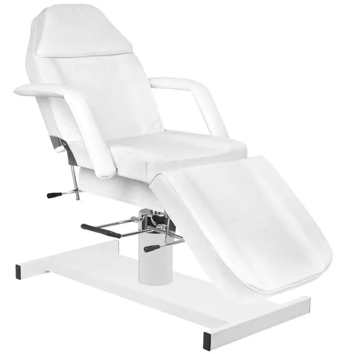 Weiße verstellbare Behandlungsstuhl für Kosmetik mit Lupenleuchte LED und Hocker