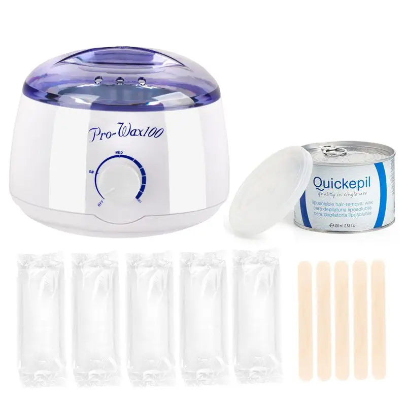 Waxing Kit mit Wax-Wärmer, robustes Set für schnelle Haarentfernung