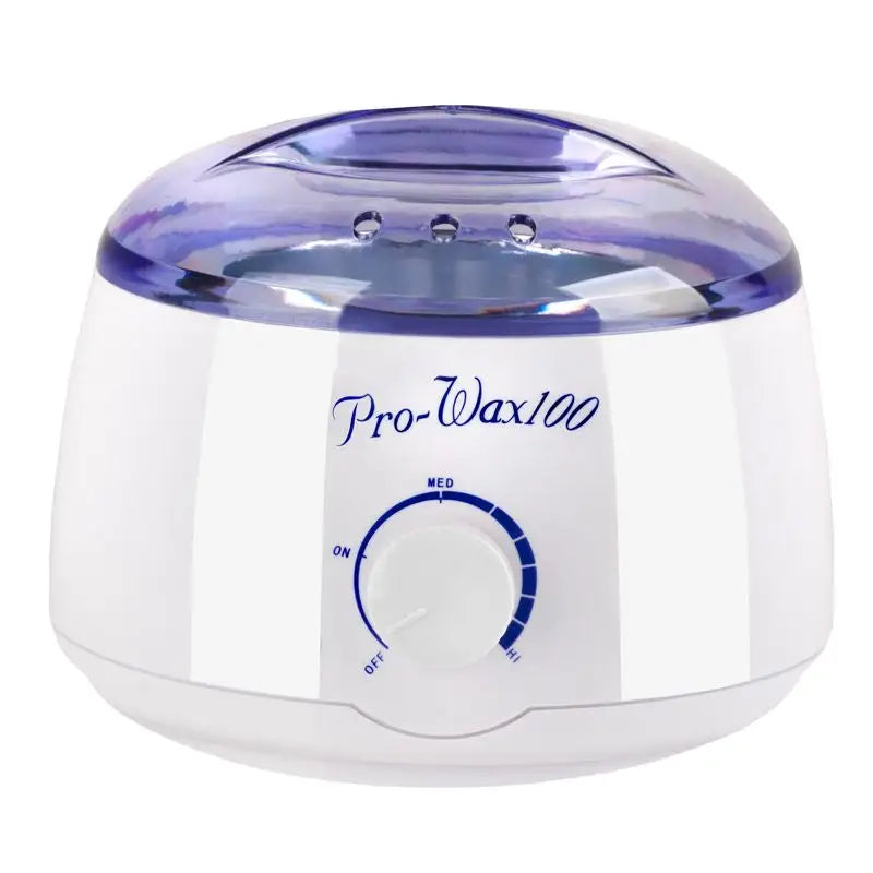 Weiße Wachswärmer mit lila Deckel für Haarentfernung, Set Dose 400, 100w 1.5.5