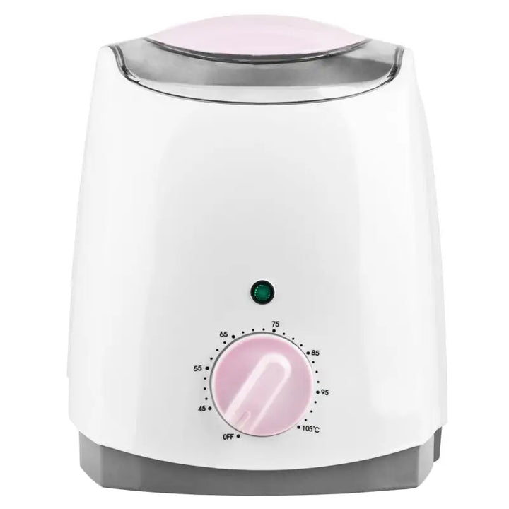 Weiße Warmewachsmaschine mit Temperatureinstellung für Haarentfernung, 800ml Dose