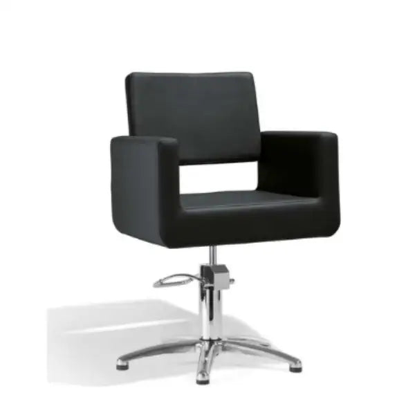 Sibel Felicitas Friseurstuhl Schwarz 5-Beinig - Friseurstuhl