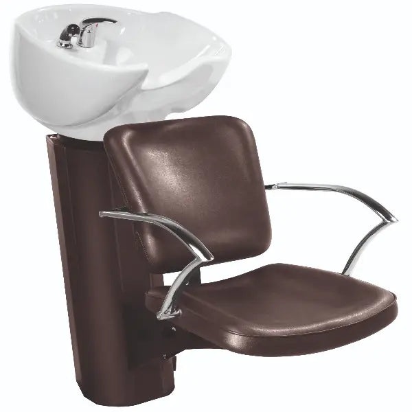 Sibel George V Waschbecken Braun - Friseur-Waschbecken