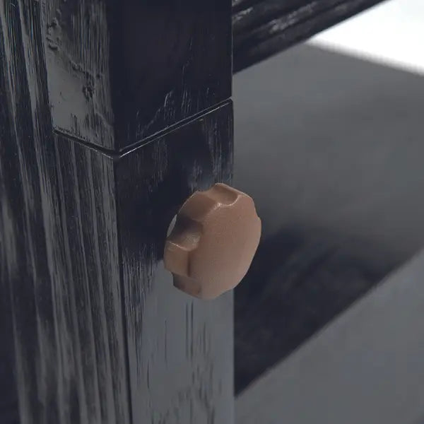 Sibel Schönheitsliege aus Holz mit Stufe Braun