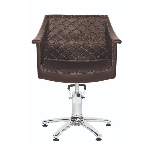 Sibel Styling Concorde Stuhl 5-Beinig Braun - Friseurstuhl