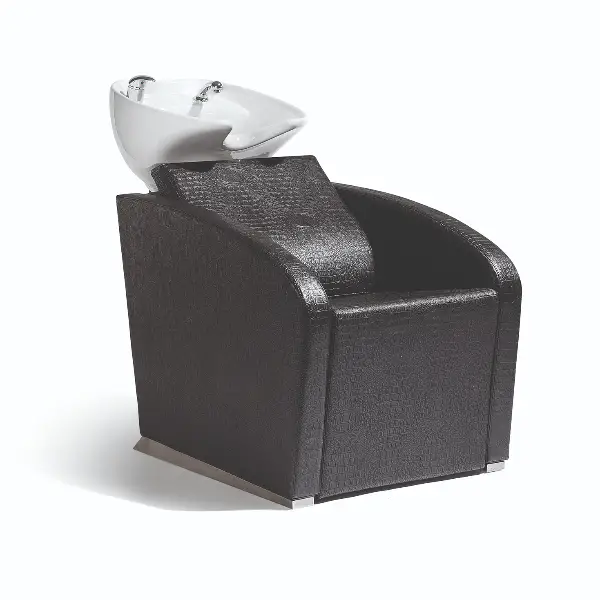Sibel Waschbecken Elegant Relax Croco Braun - Friseur-Waschbecken