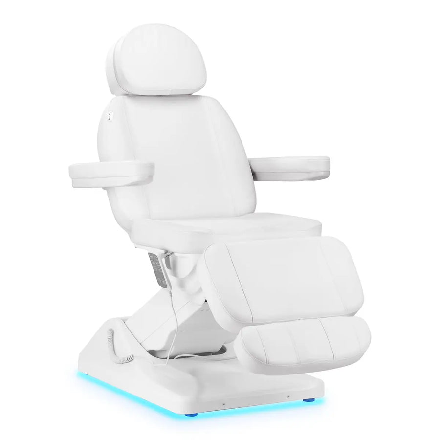 SILLON Elektrischer Kosmetiksessel Luxury 3 Motoren weiß - Kosmetiksessel