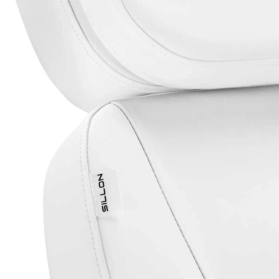 SILLON Elektrischer Kosmetiksessel Luxury 3 Motoren weiß - Kosmetiksessel