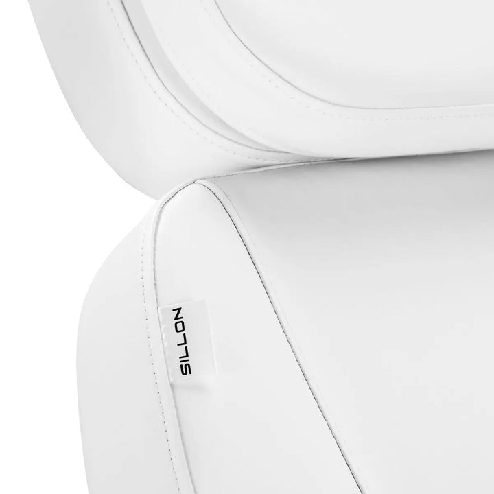 SILLON Elektrischer Kosmetiksessel Luxury 3 Motoren weiß - Kosmetiksessel