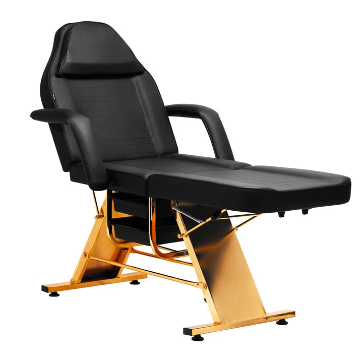 SILLON Kosmetikstuhl 202 gold pro schwarz - Kosmetikstuhl