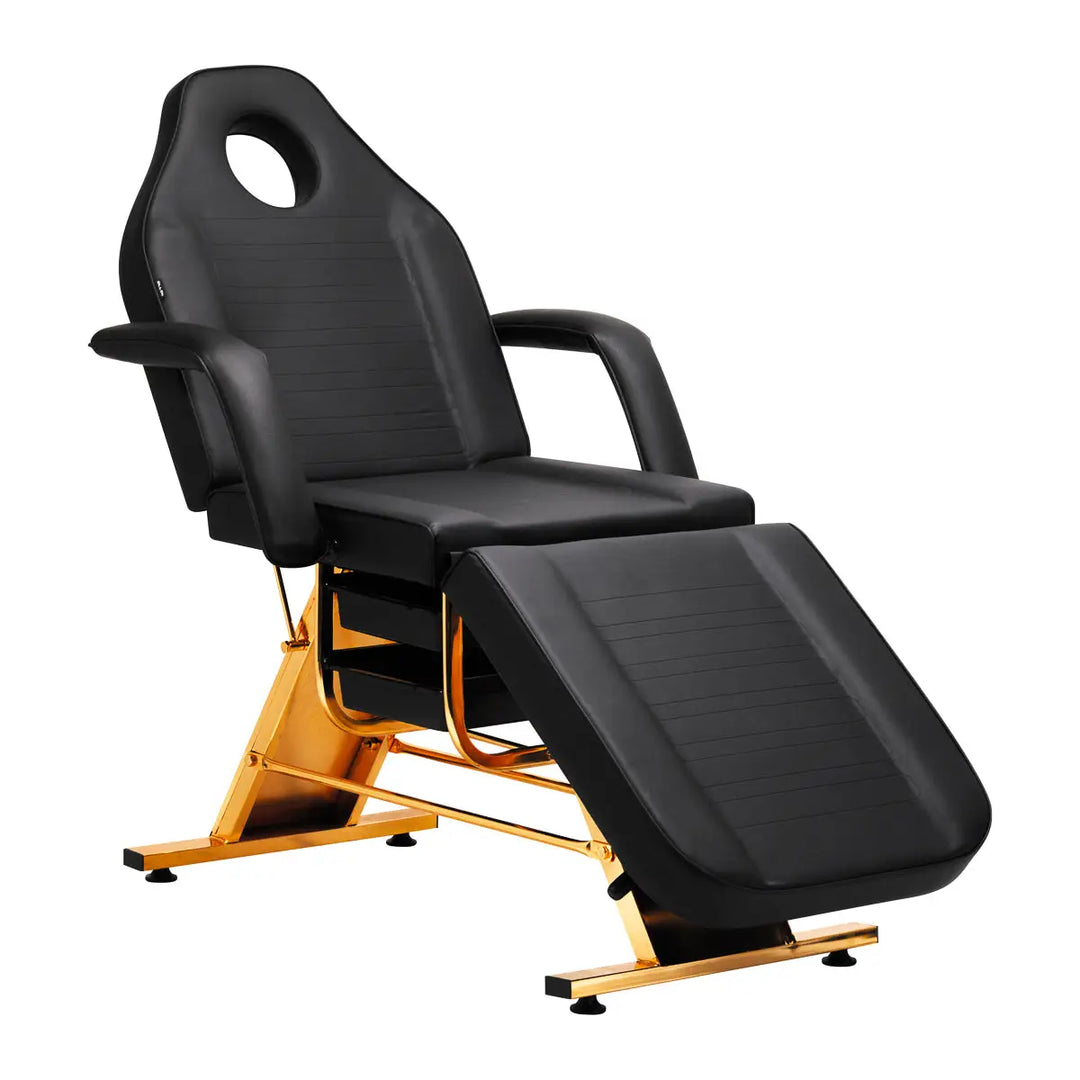 SILLON Kosmetikstuhl 202 gold pro schwarz - Kosmetikstuhl