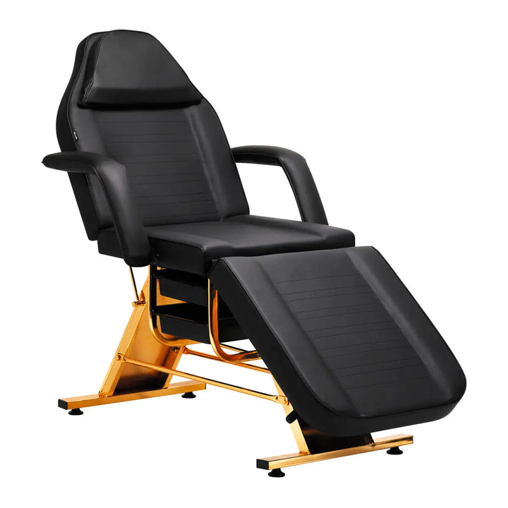 SILLON Kosmetikstuhl 202 gold pro schwarz - Kosmetikstuhl