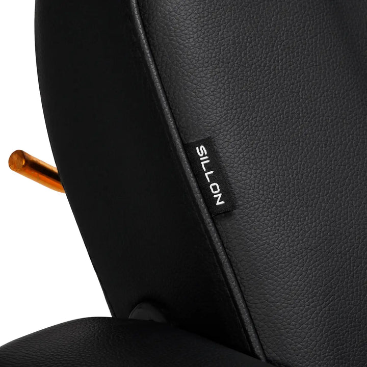 SILLON Kosmetikstuhl 202 gold pro schwarz - Kosmetikstuhl