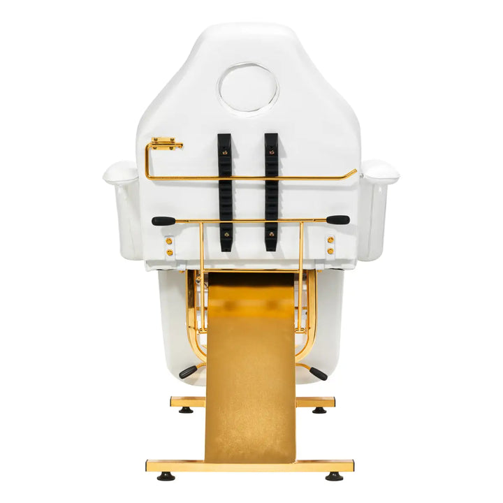 SILLON Kosmetikstuhl 202 gold pro weiß - Kosmetikstuhl