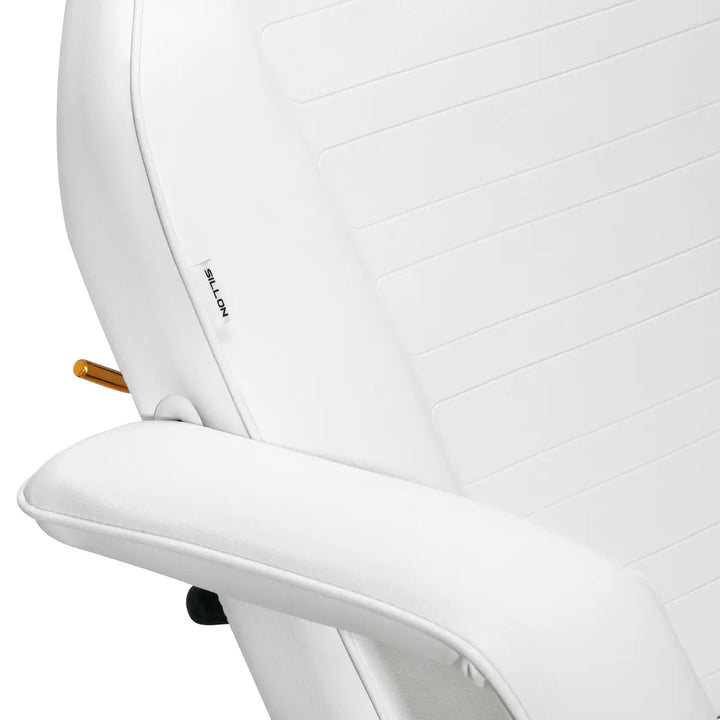 SILLON Kosmetikstuhl 202 gold pro weiß - Kosmetikstuhl