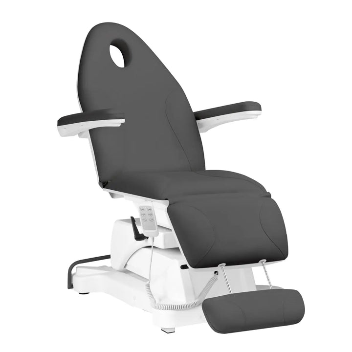 Sillon Kosmetikstuhl Elektrisch Basic PEDI 3 Drehmororen grau - Kosmetikstuhl