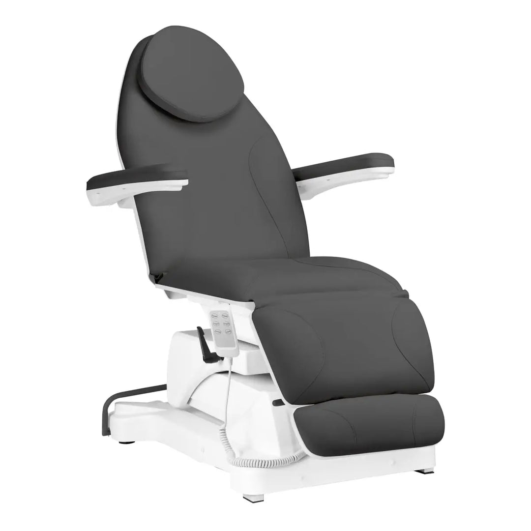 Sillon Kosmetikstuhl Elektrisch Basic PEDI 3 Drehmororen grau - Kosmetikstuhl