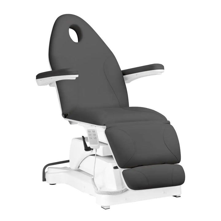 Sillon Kosmetikstuhl Elektrisch Basic PEDI 3 Drehmororen grau - Kosmetikstuhl